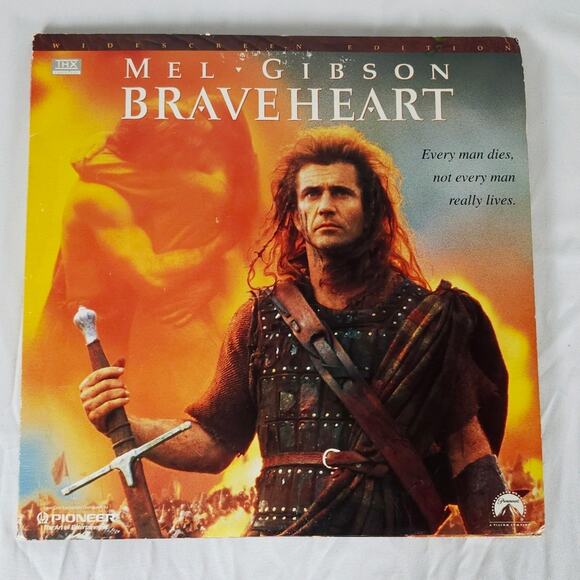 Laser Disc Movie Set Braveheart Wide-screen edition VINTAGE - Picture 1 of 15